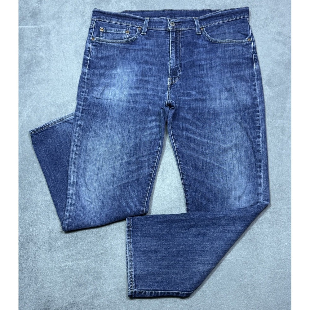 Levis Premium Jeans Mens 38x29 514 Athletic Slim Tapered Cowboy Rodeo Ranch